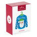 Hallmark Keepsake Christmas ornament packaging with 'Grandson' design on a white background
