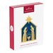 Hallmark Keepsake Christmas ornament packaging with Nativity scene design.