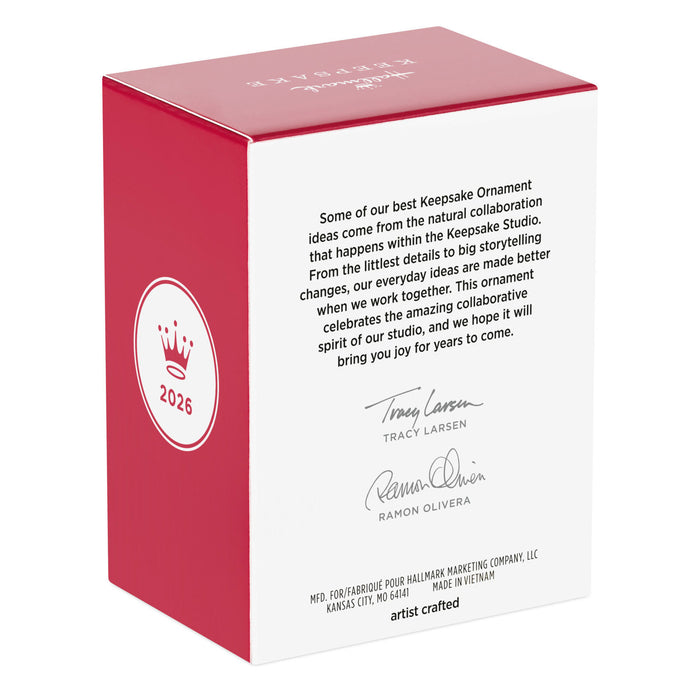 Red and white box with text and a logo on a white background