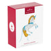 Hallmark Keepsake Unicorn ornament packaging on a white background