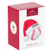 Hallmark Keepsake Christmas ornament packaging with a baseball and Santa hat design, featuring the year 2026.