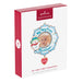 Hallmark Keepsake Christmas ornament packaging with baby photo and snowman design.