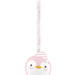 Penguin ornament with pink striped hat featuring 'Baby's First Christmas 2026' text.