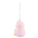 Pink penguin ornament on a white background