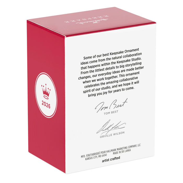 Red and white box with text and a logo on a white background