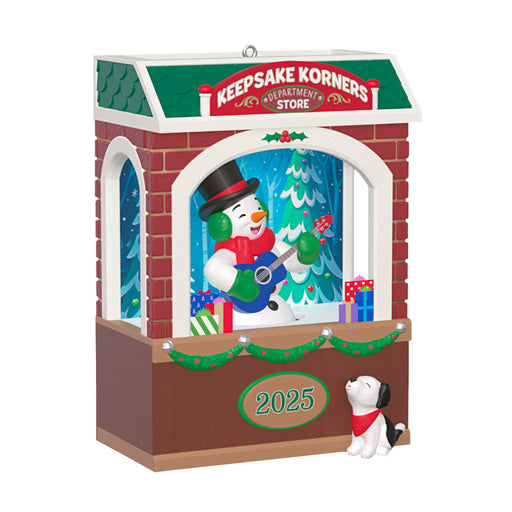 Rockin' Window Shopping 2025 Musical  Ornament With Light and Motion