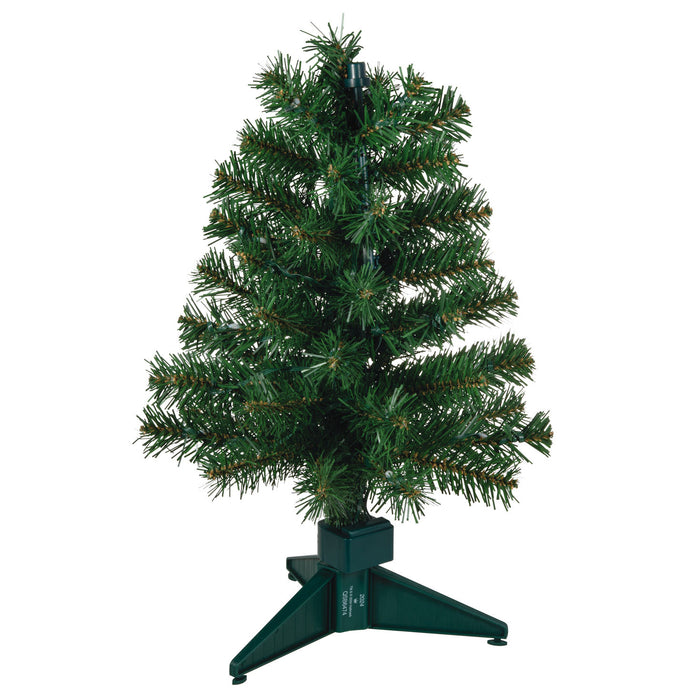 Mini ShowToppers Evergreen Christmas Tree With Light
