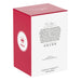 Red and white box with text and a logo on a white background
