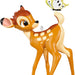 Animated deer character with a butterfly on a white background
