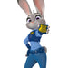 Animated character in a blue police uniform holding a badge on a white background