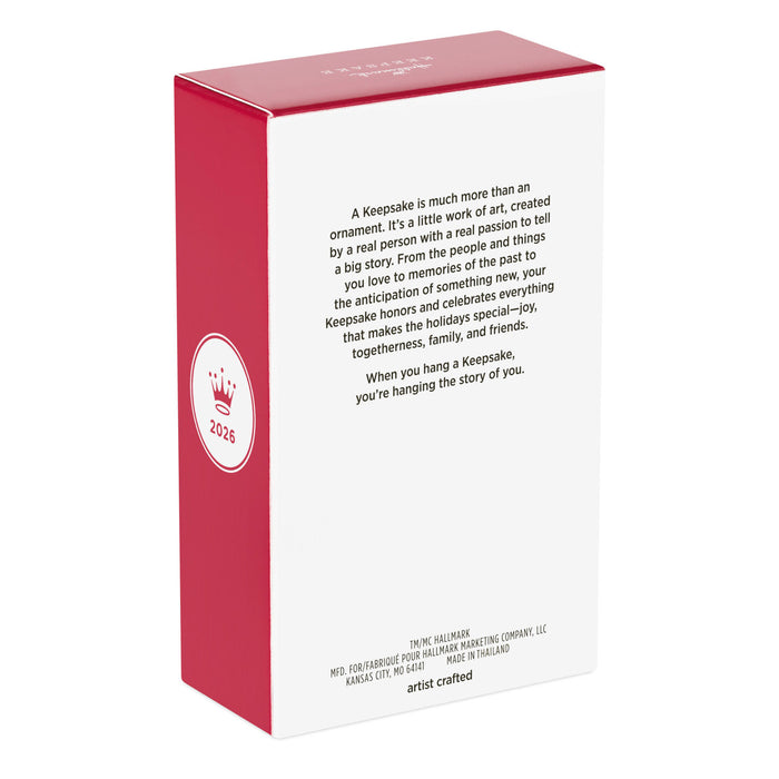 Red and white box with text on a white background