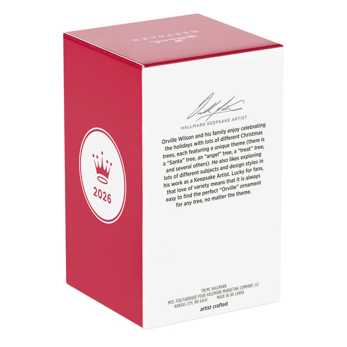 Red and white box with text and a logo on a white background