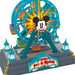 Model of a Ferris wheel with a character design in front, featuring the 'Pixar Pal-A-Round' logo.