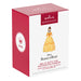 Hallmark Keepsake Christmas ornament packaging featuring Belle from Disney's Beauty and the Beast.