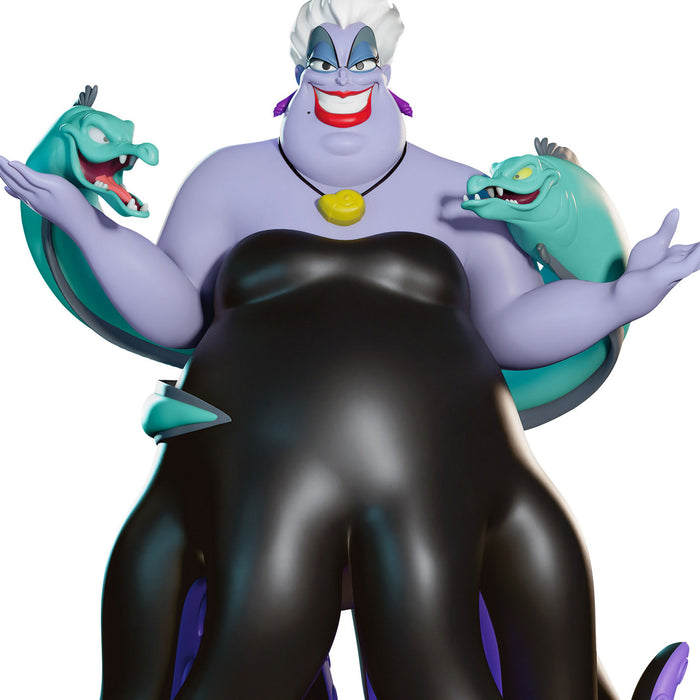 Animated character with two green creatures on either side against a white background