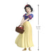 Snow White figurine with a basket, showing dimensions on a white background
