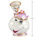 Animated character figurine with measurements on a white background