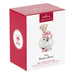 Hallmark Keepsake Christmas ornament packaging featuring Mrs. Potts from Disney's Beauty and the Beast.