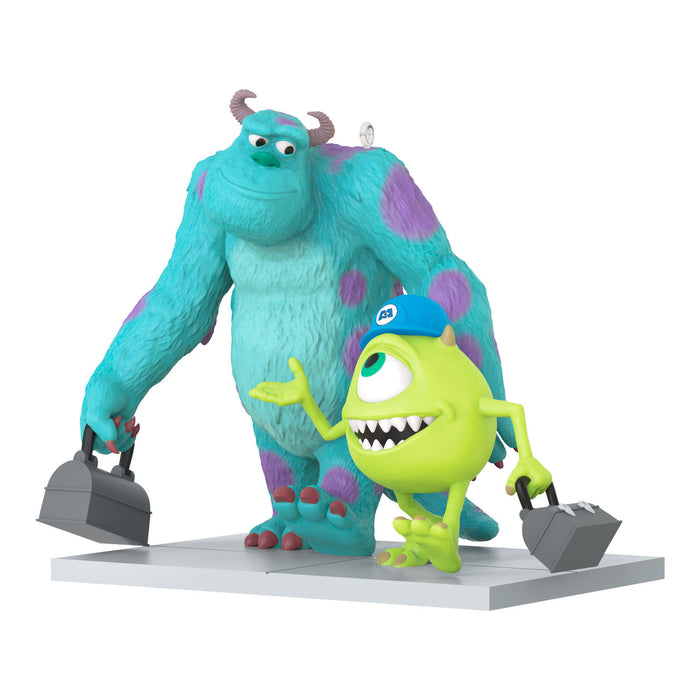 Two animated monster character figures on a white background