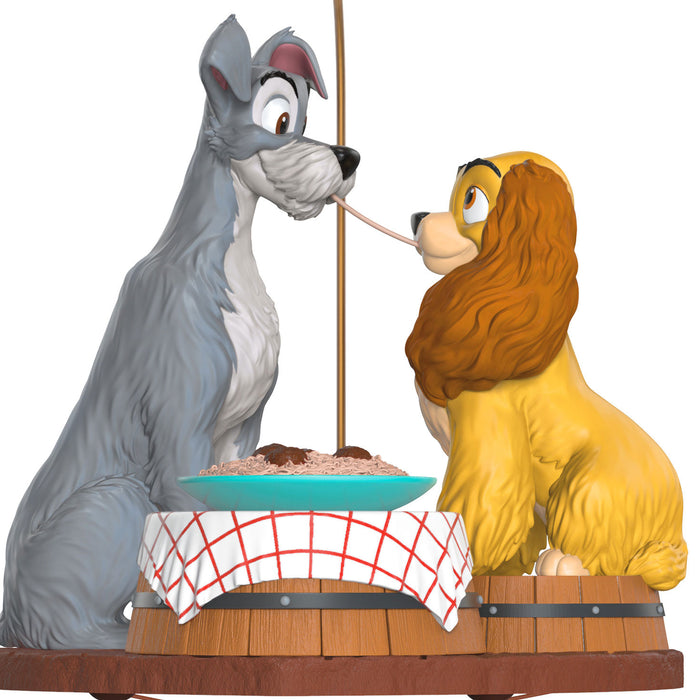 Disney Lady and the Tramp 70th Anniversary Spaghetti Supper 2025 Ornament