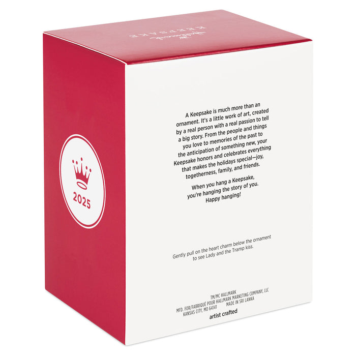 Disney Lady and the Tramp 70th Anniversary Spaghetti Supper 2025 Ornament