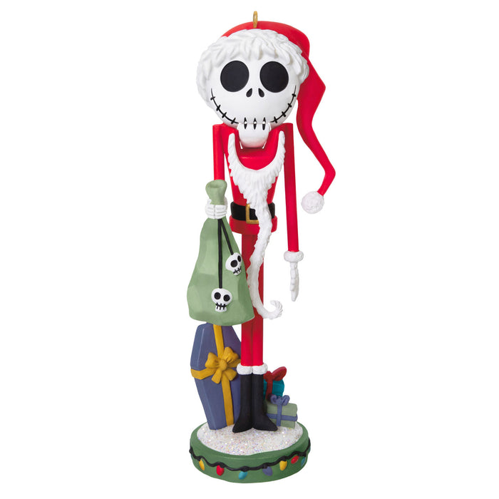 Disney Tim Burton's The Nightmare Before Christmas Santa Jack Skellington Nutcracker 2025 Ornament