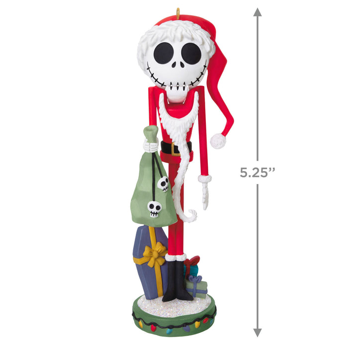 Disney Tim Burton's The Nightmare Before Christmas Santa Jack Skellington Nutcracker 2025 Ornament