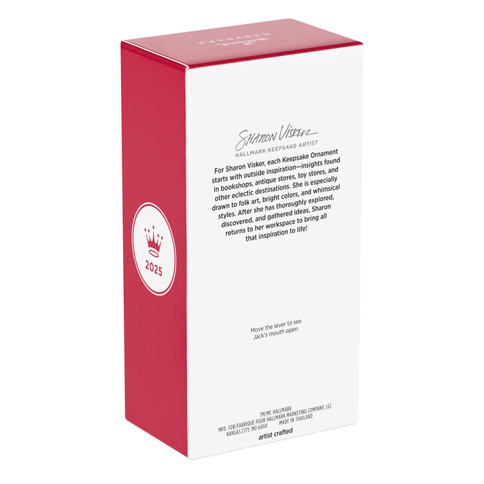 Disney Tim Burton's The Nightmare Before Christmas Santa Jack Skellington Nutcracker 2025 Ornament