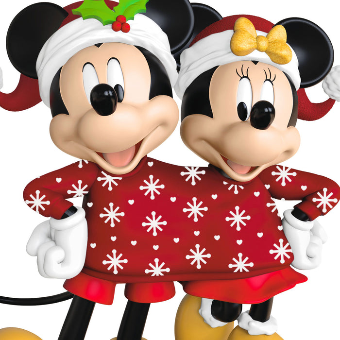 Disney Mickey and Minnie Sweater-Sharing Sweethearts 2025 Ornament