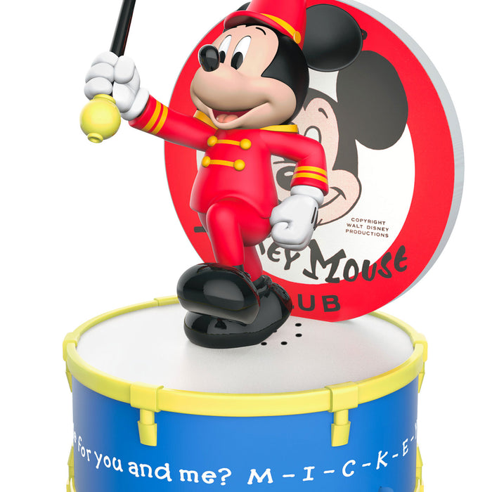 Disney The Mickey Mouse Club 70 Years of Music and Fun Musical 2025 Ornament With Light