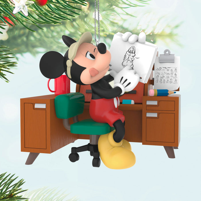 Disney Mickey Mouse From Sketch to Screen 2025 Ornament