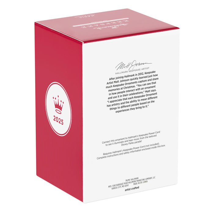 Disney Mickey and Friends Disney's Electrical Parade Musical 2025 Ornament With Light