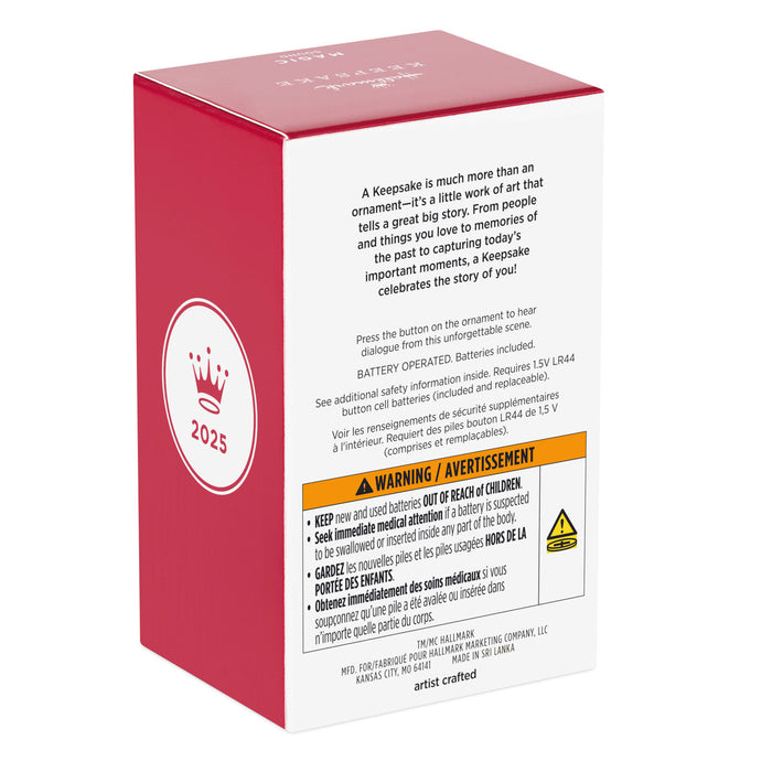 Disney The Little Mermaid Ariel and the Prince 2025 Ornament With Sound