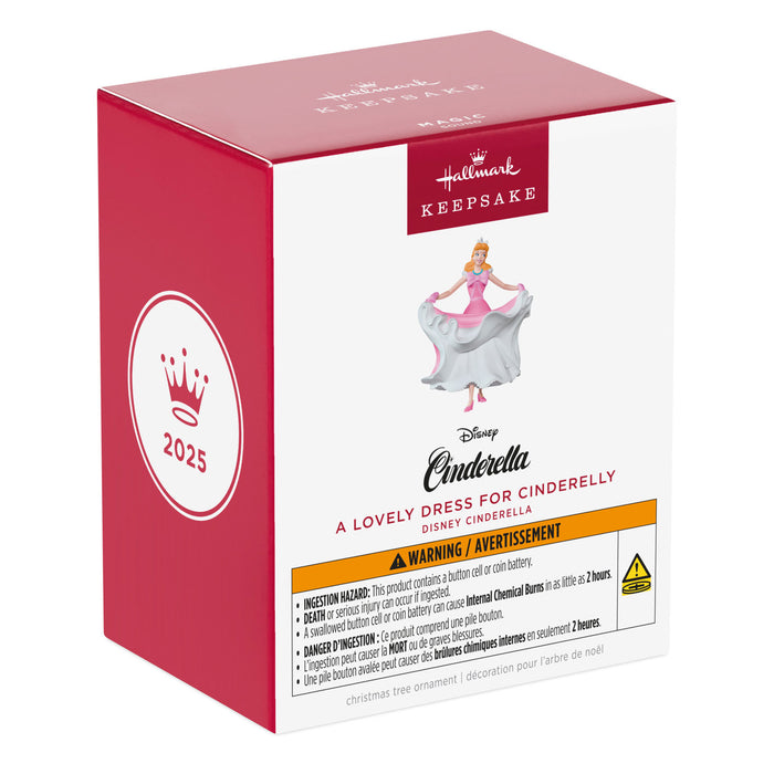 Disney Cinderella A Lovely Dress for Cinderelly Musical 2025 Ornament