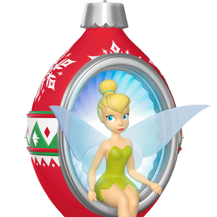 Disney Tinker Bell Trimming the Tree With Tink 2025 Ornament With Light