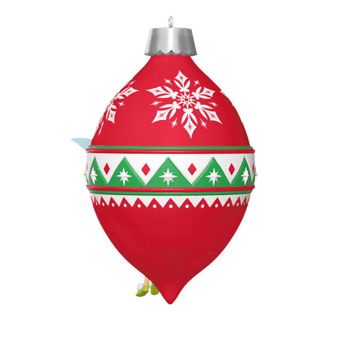 Disney Tinker Bell Trimming the Tree With Tink 2025 Ornament With Light