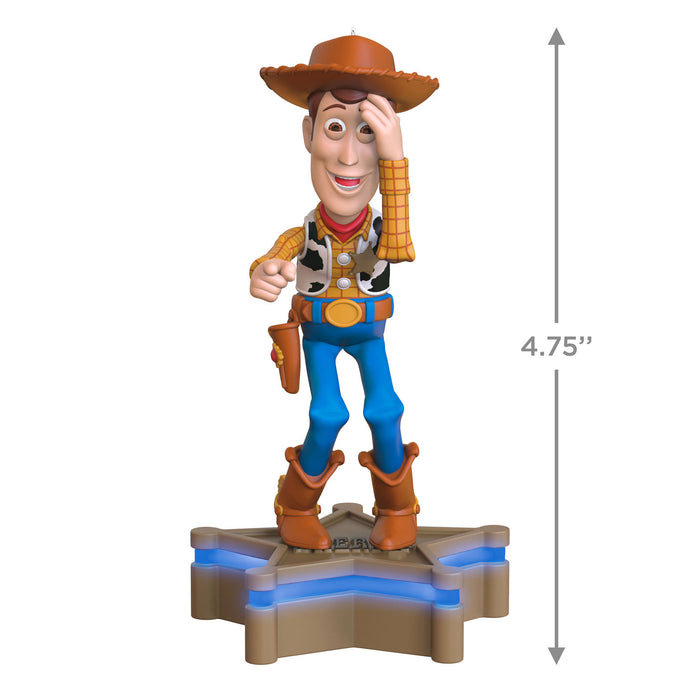 Disney/Pixar Toy Story Collection Sheriff Woody Ornament With Light and Sound