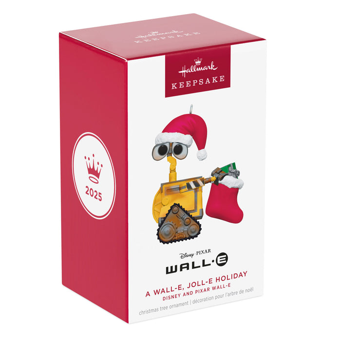 Disney/Pixar Wall-E A Wall-E, Joll-E Holiday 2025 Ornament