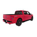Red pickup truck on a white background
