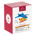 Box for a Marvel X-Men Christmas ornament featuring a blue airplane.