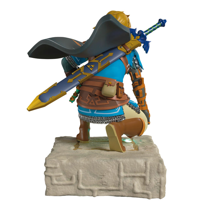 Figure of a character from a video game on a white background
