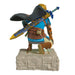 Figure of a character from a video game on a white background