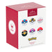 Poké Ball Christmas ornaments packaging with Hallmark logo