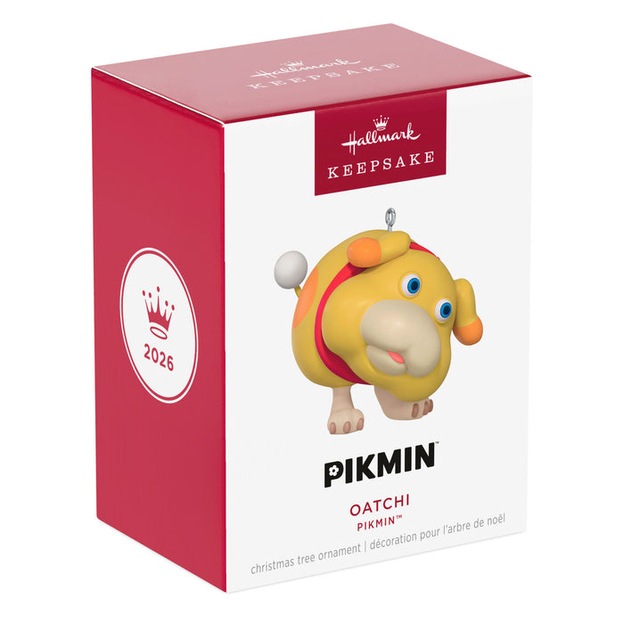 Hallmark Keepsake Christmas Ornament in packaging with Pikmin design