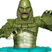 Green creature figure with detailed texture on a white background