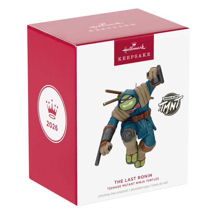 Hallmark Keepsake Christmas ornament packaging featuring a Teenage Mutant Ninja Turtles character.