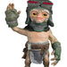 Action figure with green gloves and helmet on a white background