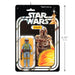 Star Wars Boba Fett action figure packaging with dimensions on a white background