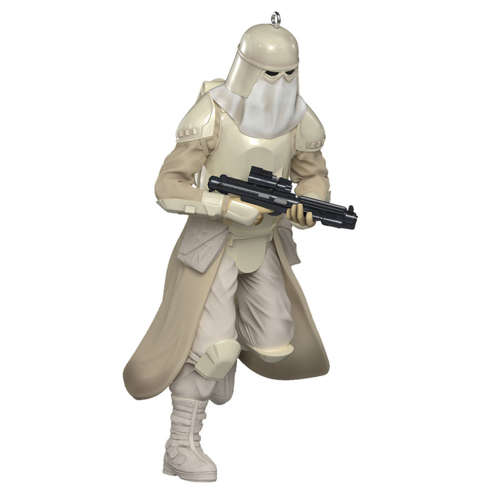 Snowtrooper figure from Star Wars on a white background