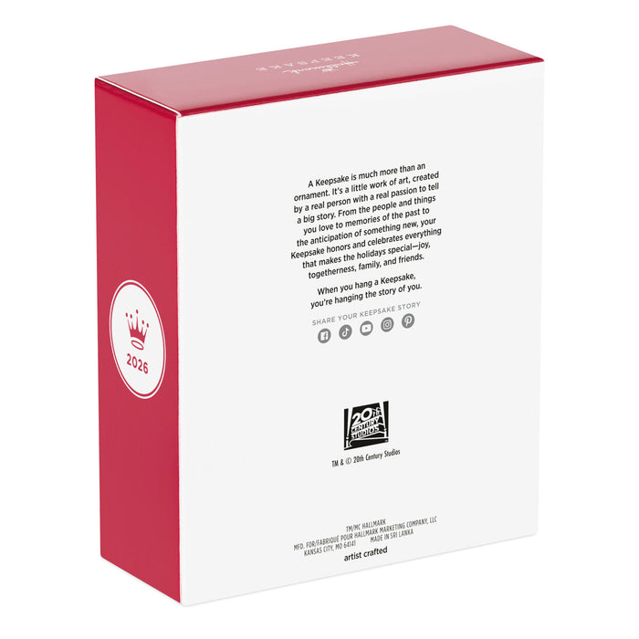Red and white box with text and a logo on a white background